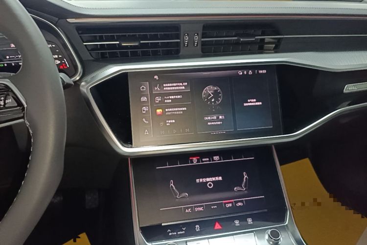 Used Audi A6L 2024 45 TFSI Prestige Dynamic Edition Audio And AC Panel