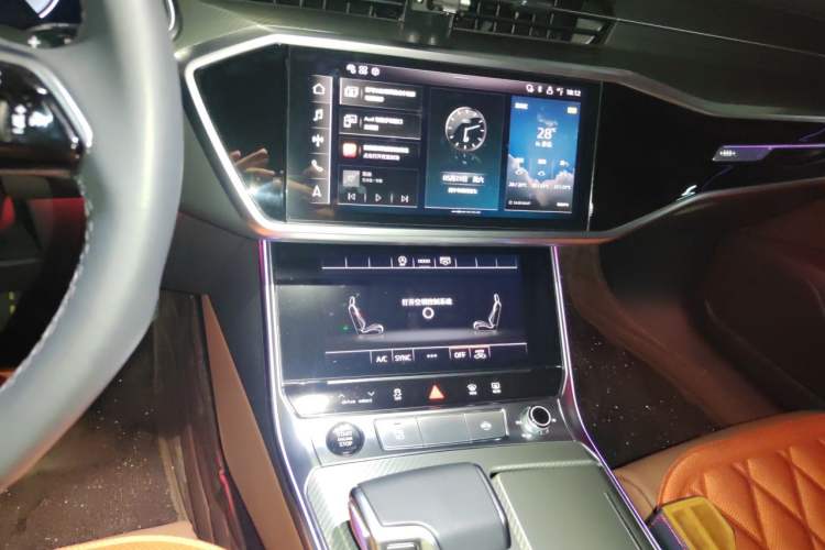 Used Audi A6L 2024 45 TFSI Prestige Dynamic Edition Audio And AC Panel