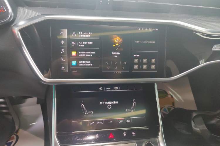 Used Audi A6L 2024 40 TFSI Luxury Dynamic Edition Audio And AC Panel