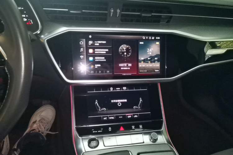 Used Audi A6L 2024 45 TFSI Prestige Dynamic Edition Audio And AC Panel