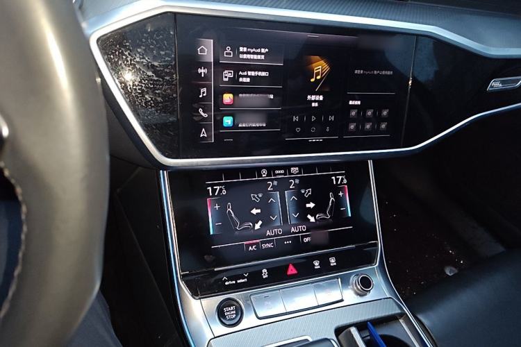 Used Audi A6L 2024 45 TFSI Prestige Dynamic Edition Audio And AC Panel