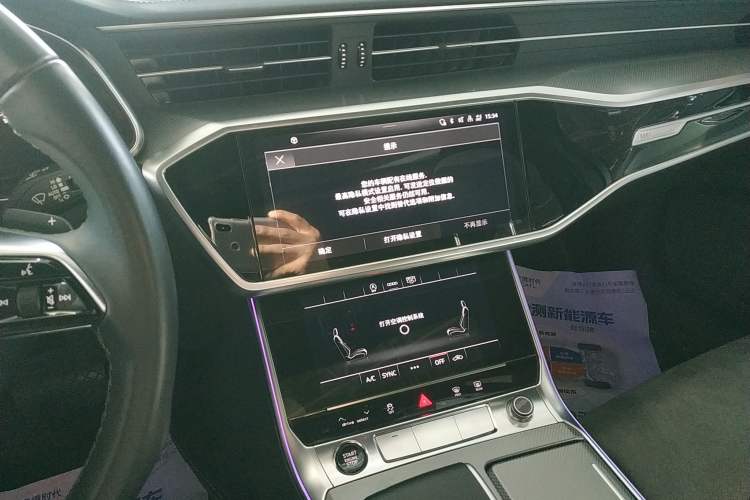 Used Audi A6L 2024 40 TFSI Luxury Dynamic Edition Audio And AC Panel