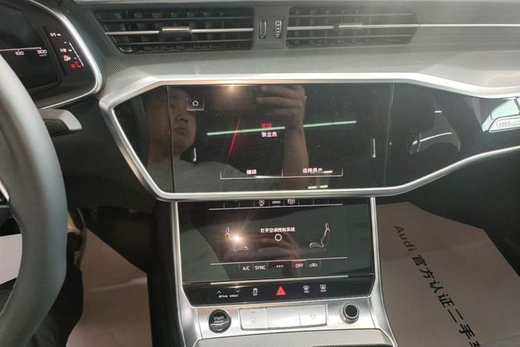 Used Audi A6L 2024 45 TFSI Prestige Dynamic Edition Audio And AC Panel