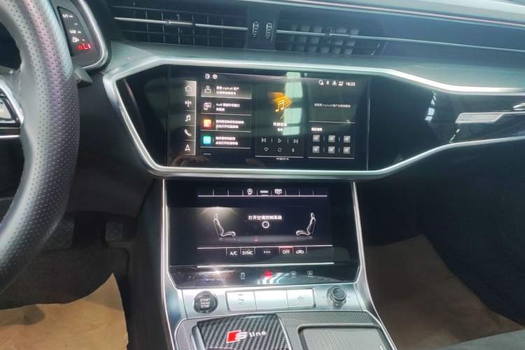 Used Audi A6L 2024 45 TFSI Prestige Dynamic Edition Audio And AC Panel