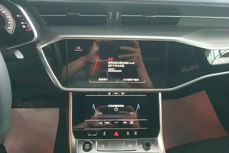 Used Audi A6L 2024 45 TFSI Prestige Dynamic Edition Audio And AC Panel