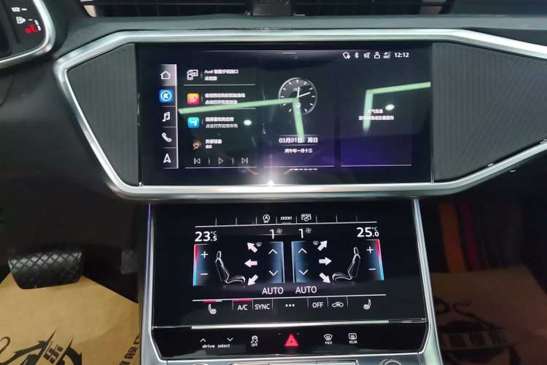Used Audi A6L 2024 45 TFSI quattro Prestige Dynamic Edition Audio And AC Panel