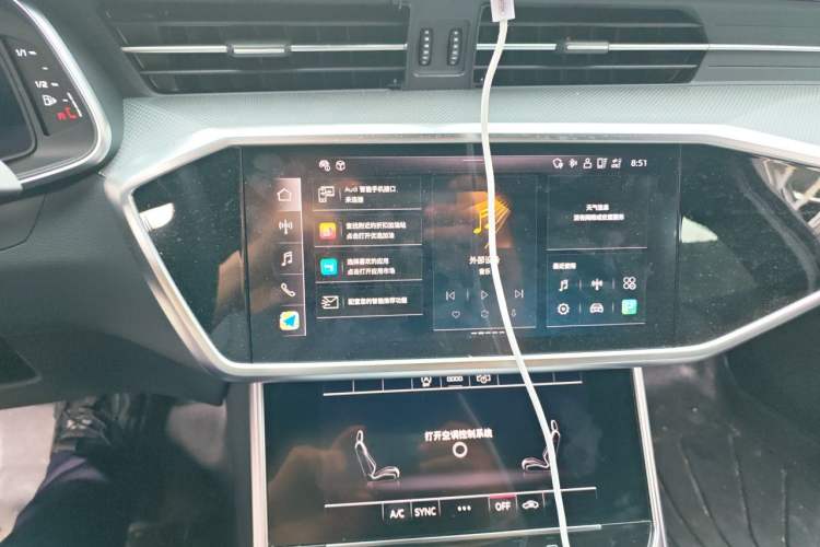 Used Audi A6L 2024 40 TFSI Luxury Dynamic Edition Audio And AC Panel