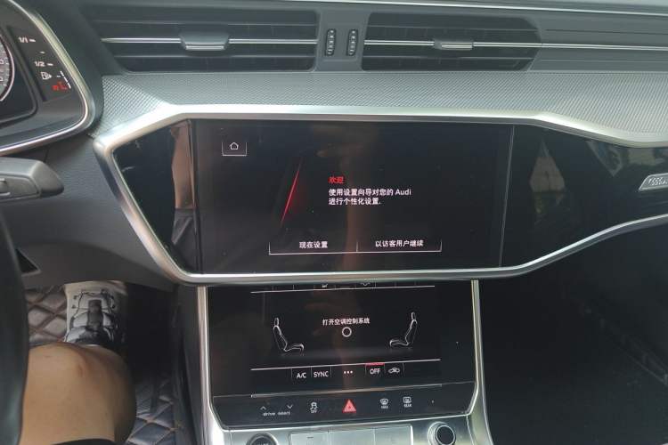 Used Audi A6L 2024 40 TFSI Luxury Dynamic Edition Audio And AC Panel