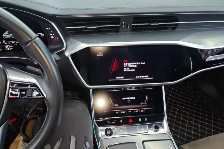 Used Audi A6L 2024 40 TFSI Luxury Dynamic Edition Audio And AC Panel