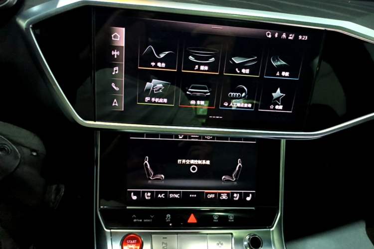 Used Audi A6L 2024 45 TFSI quattro Prestige Dynamic Edition Audio And AC Panel
