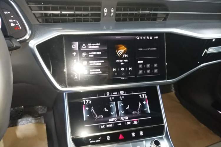 Used Audi A6L 2024 45 TFSI Prestige Dynamic Edition Audio And AC Panel