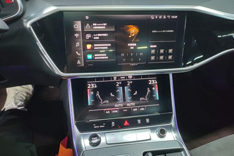 Used Audi A6L 2024 45 TFSI Prestige Dynamic Edition Audio And AC Panel