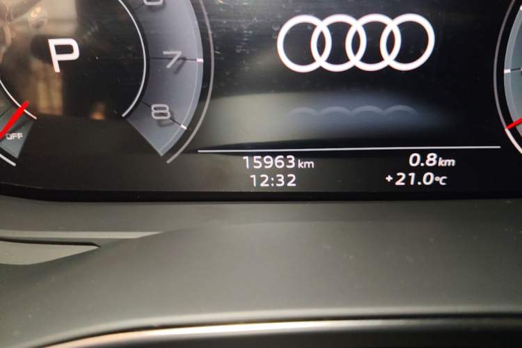 Used Audi A6L 2024 45 TFSI quattro Prestige Dynamic Edition Odometer Close Up
