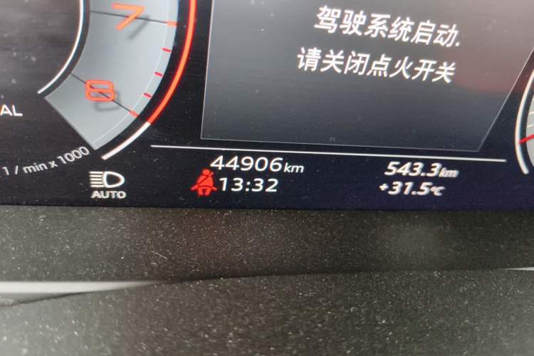 Used Audi A6L 2024 45 TFSI quattro Prestige Dynamic Edition Odometer Close Up