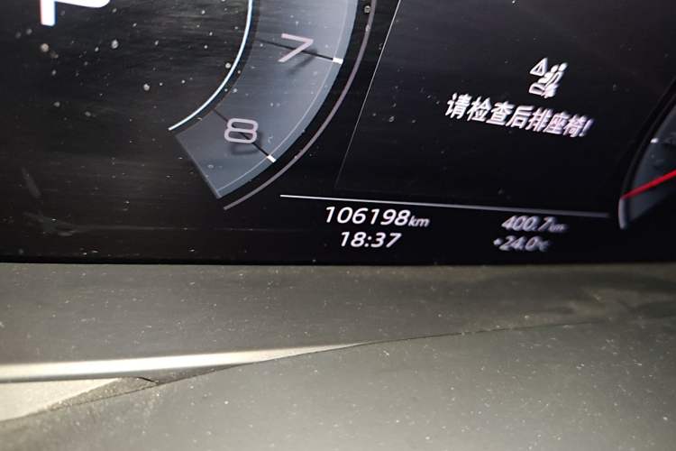 Used Audi A6L 2024 45 TFSI Prestige Dynamic Edition Odometer Close Up