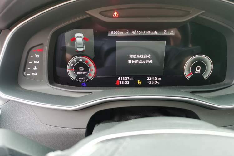 Used Audi A6L 2024 55 TFSI quattro Prestige Dynamic Edition Odometer Close Up