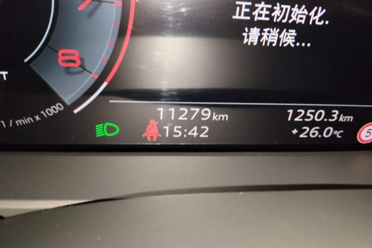 Used Audi A6L 2024 55 TFSI quattro Prestige Dynamic Edition Odometer Close Up