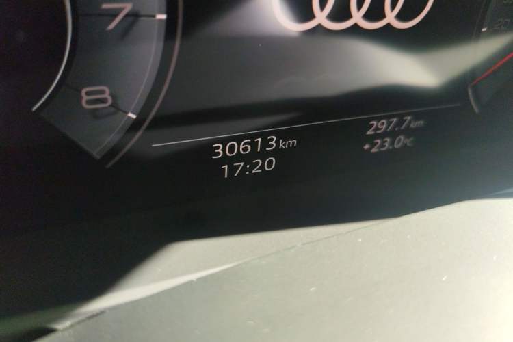 Used Audi A6L 2024 45 TFSI quattro Prestige Dynamic Edition Odometer Close Up