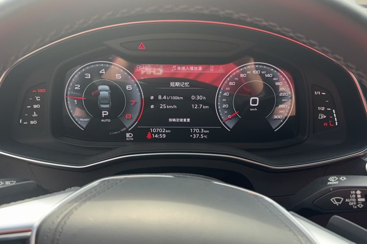 Used Audi A6L 2024 45 TFSI Prestige Dynamic Edition Odometer Close Up