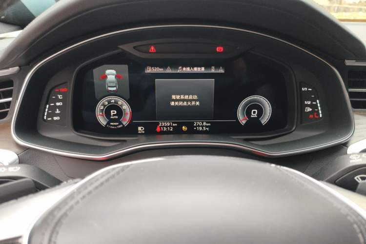 Used Audi A6L 2024 45 TFSI Prestige Dynamic Edition Odometer Close Up