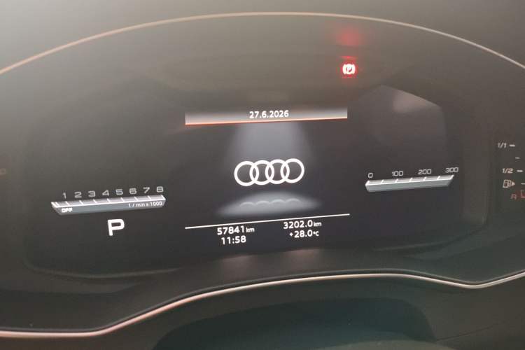 Used Audi A6L 2024 55 TFSI quattro Prestige Dynamic Edition Odometer Close Up