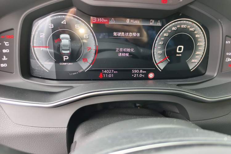 Used Audi A6L 2024 45 TFSI Prestige Dynamic Edition Odometer Close Up