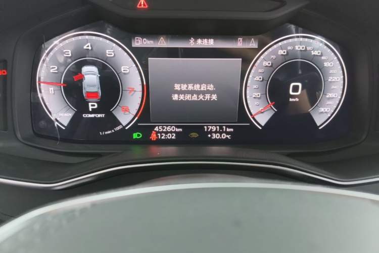 Used Audi A6L 2024 45 TFSI Prestige Dynamic Edition Odometer Close Up