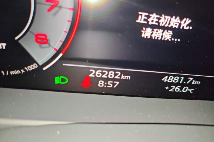 Used Audi A6L 2024 45 TFSI Prestige Dynamic Edition Odometer Close Up