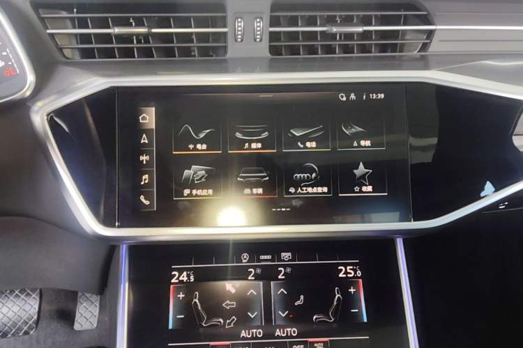 Used Audi A6L 2024 45 TFSI Prestige Dynamic Edition Audio And AC Panel