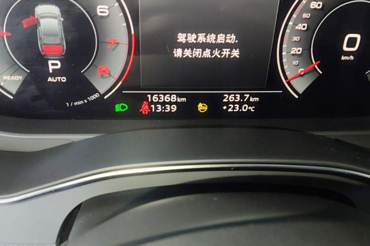 Used Audi A6L 2024 45 TFSI Prestige Dynamic Edition Odometer Close Up