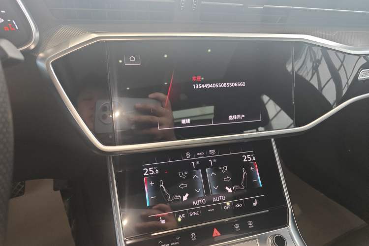 Used Audi A6L 2025 Revised 45 TFSI Prestige Dynamic Edition Audio And AC Panel