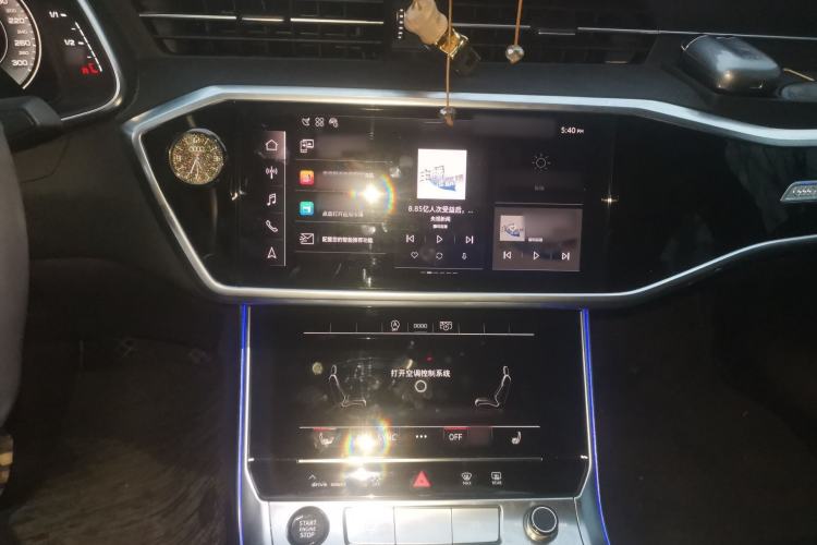 Used Audi A6L 2025 45 TFSI Prestige Dynamic Edition Audio And AC Panel