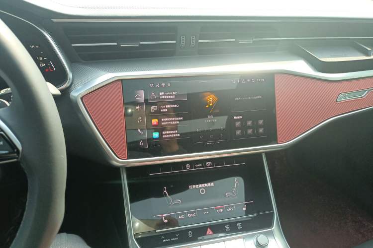 Used Audi A6L 2025 45 TFSI Prestige Dynamic Edition Audio And AC Panel