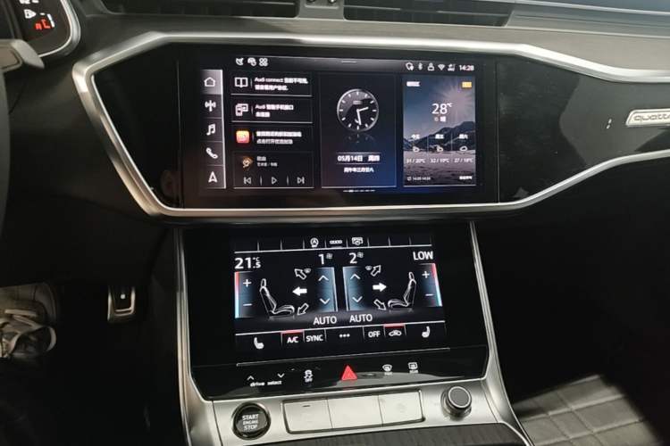 Used Audi A6L 2025 45 TFSI quattro Prestige Dynamic Edition Audio And AC Panel