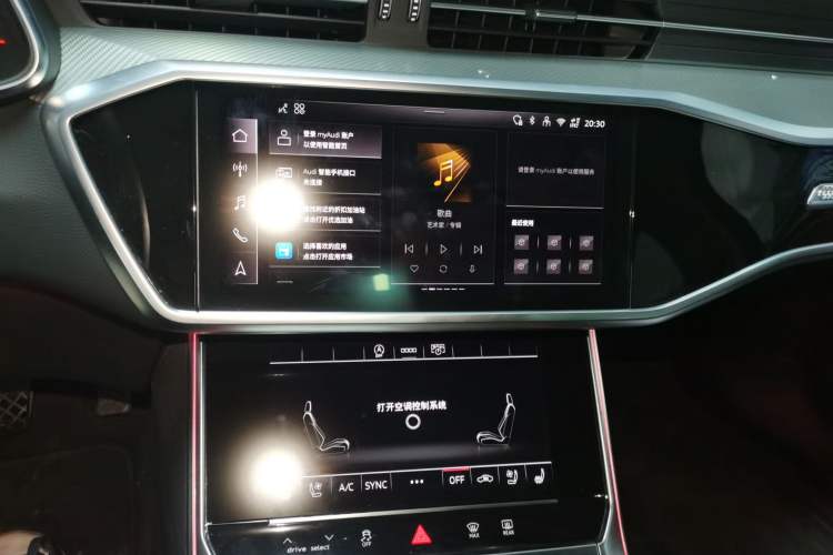 Used Audi A6L 2025 45 TFSI Prestige Dynamic Edition Audio And AC Panel