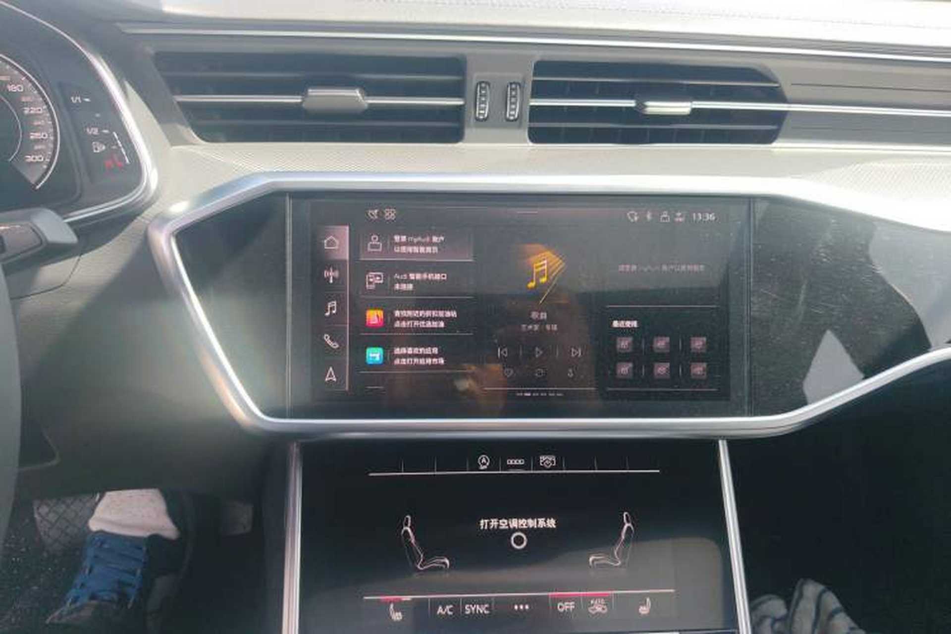 Used Audi A6L 2025 45 TFSI Prestige Dynamic Edition Audio And AC Panel
