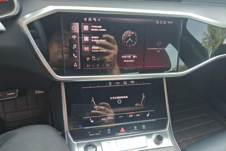 Used Audi A6L 2025 45 TFSI quattro Prestige Dynamic Edition Audio And AC Panel