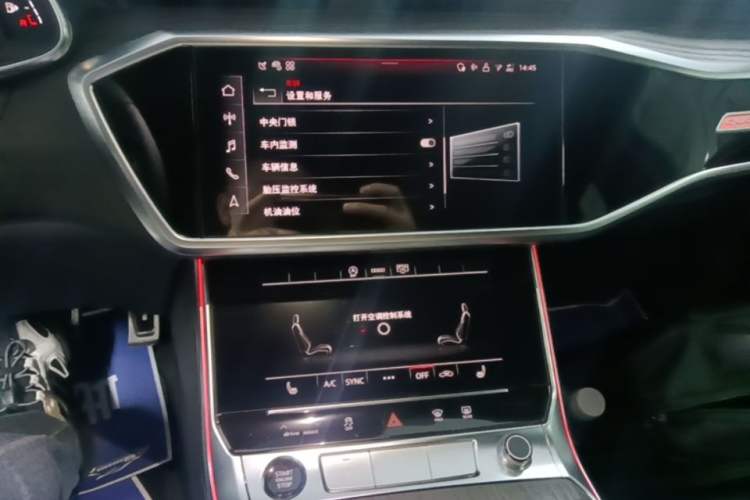 Used Audi A6L 2025 Restyled 45 TFSI quattro Prestige Dynamic Edition Audio And AC Panel