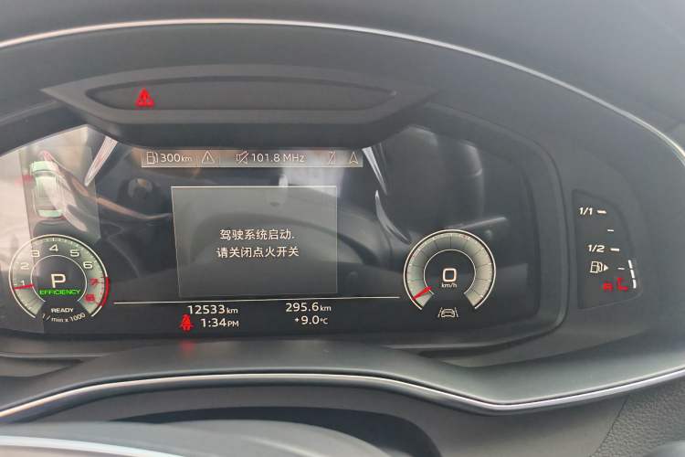 Used Audi A6L 2025 45 TFSI Prestige Dynamic Edition Odometer Close Up