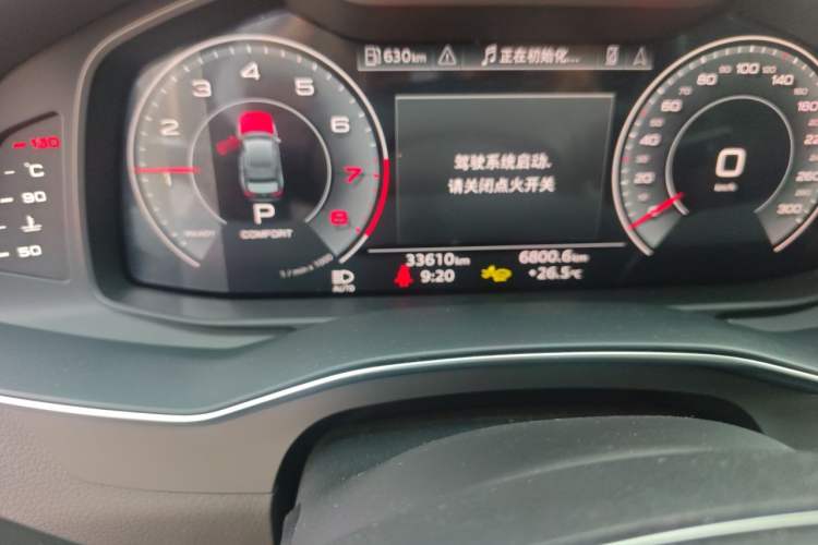 Used Audi A6L 2025 45 TFSI quattro Prestige Dynamic Edition Odometer Close Up