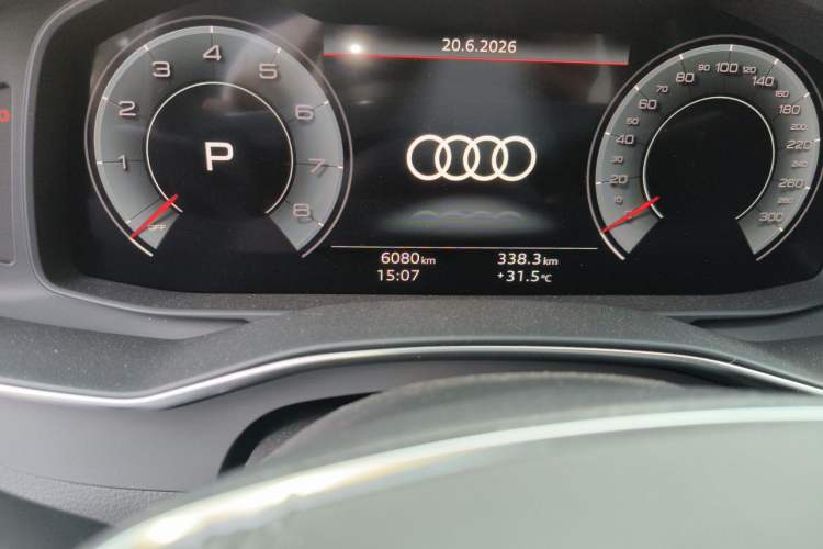 Used Audi A6L 2025 Restyled 45 TFSI quattro Prestige Dynamic Edition Odometer Close Up