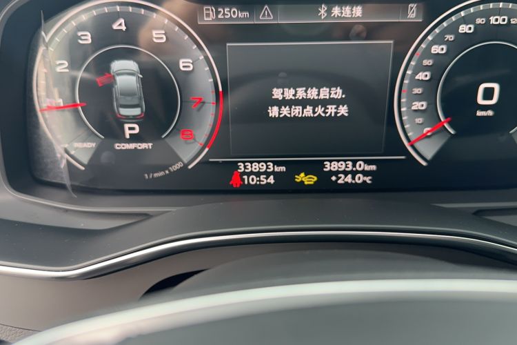 Used Audi A6L 2025 Revised 45 TFSI Prestige Dynamic Edition Odometer Close Up