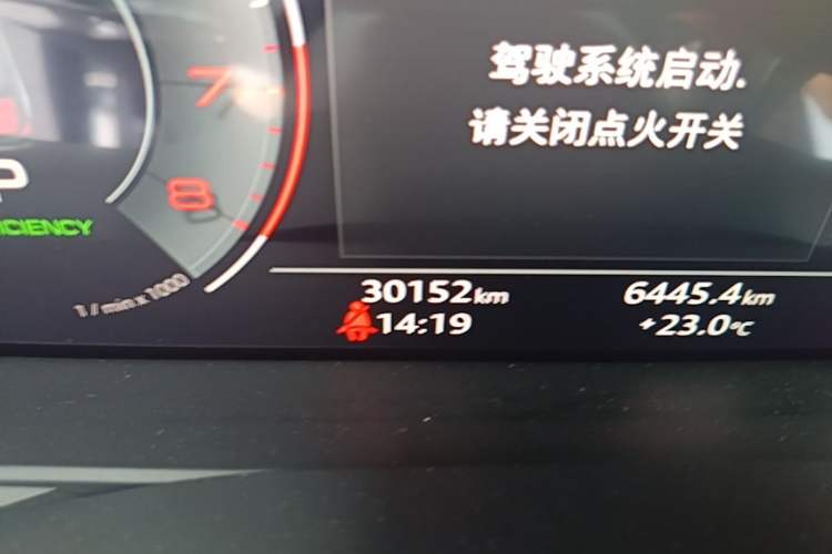 Used Audi A6L 2025 Restyled 45 TFSI quattro Prestige Dynamic Edition Odometer Close Up