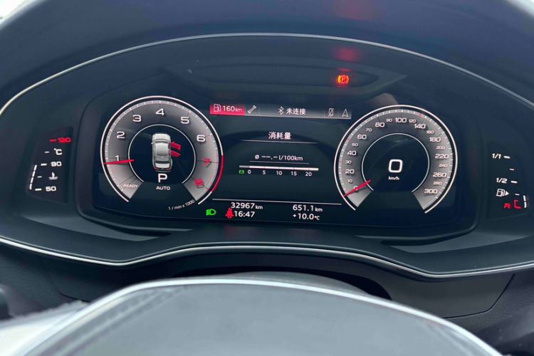 Used Audi A6L 2025 Restyled 45 TFSI quattro Prestige Dynamic Edition Odometer Close Up