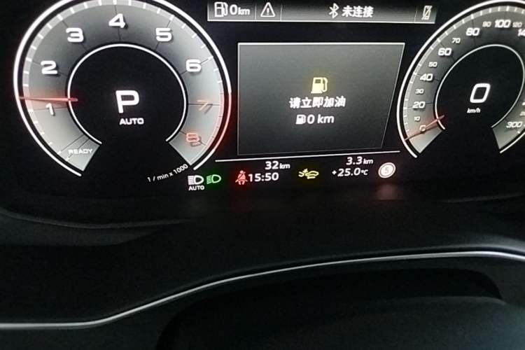 Used Audi A6L 2026 45 TFSI Prestige Dynamic Edition Odometer Close Up