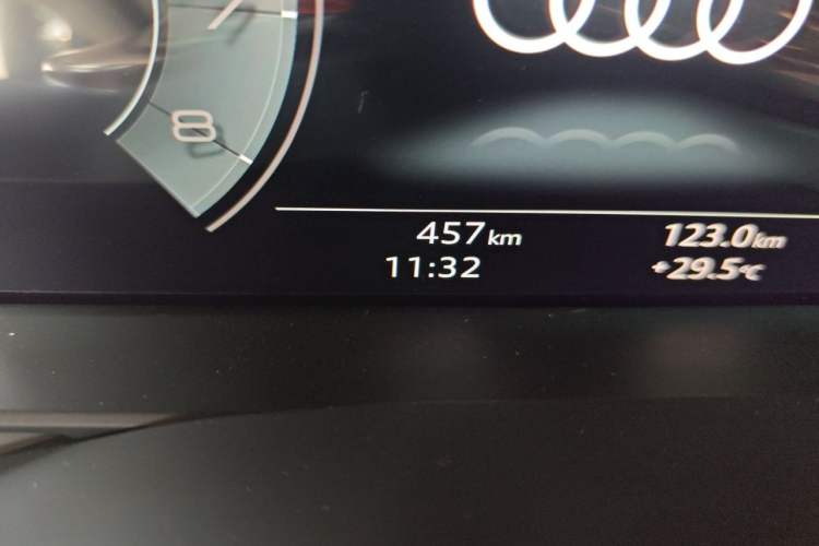 Used Audi A6L 2026 45 TFSI quattro Prestige Dynamic Edition Odometer Close Up