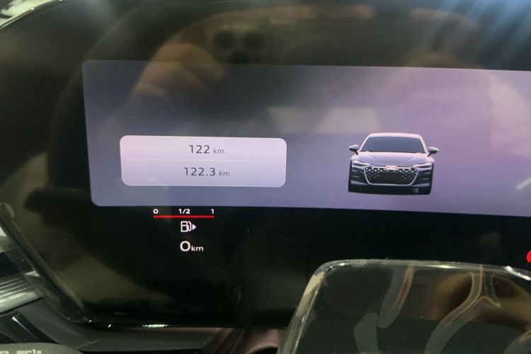 Used Audi A6L 2026 Model 2.0T Premium Elegant Edition Odometer Close Up