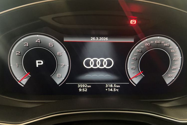 Used Audi A6L 2026 45 TFSI quattro Prestige Dynamic Edition Odometer Close Up