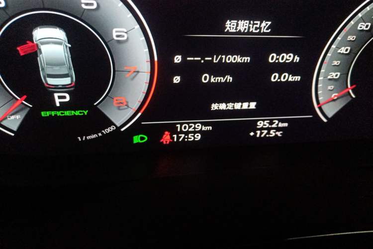 Used Audi A6L 2026 45 TFSI Prestige Dynamic Edition Odometer Close Up