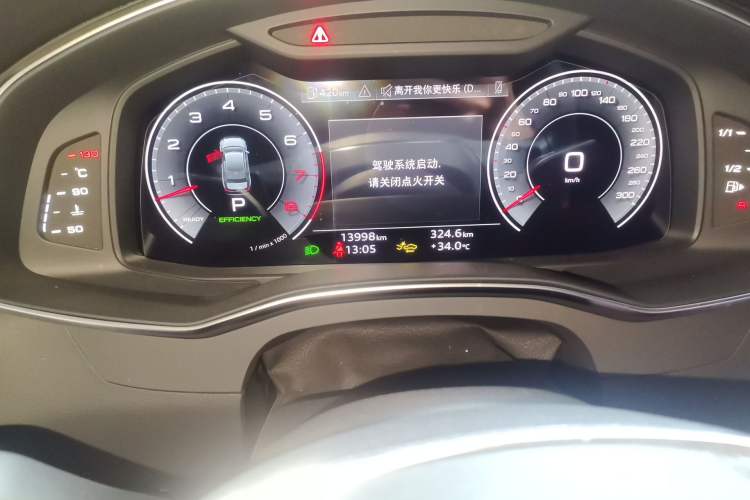 Used Audi A6L 2026 55 TFSI quattro Prestige Dynamic Edition Odometer Close Up